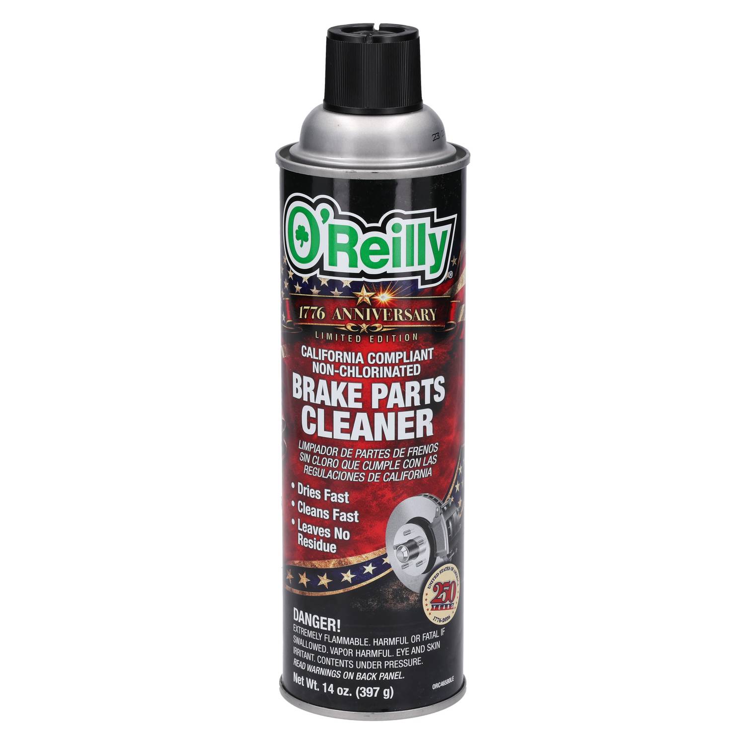 O'Reilly 14 Ounce 10 Percent VOC Brake Parts Cleaner 46580LE | O