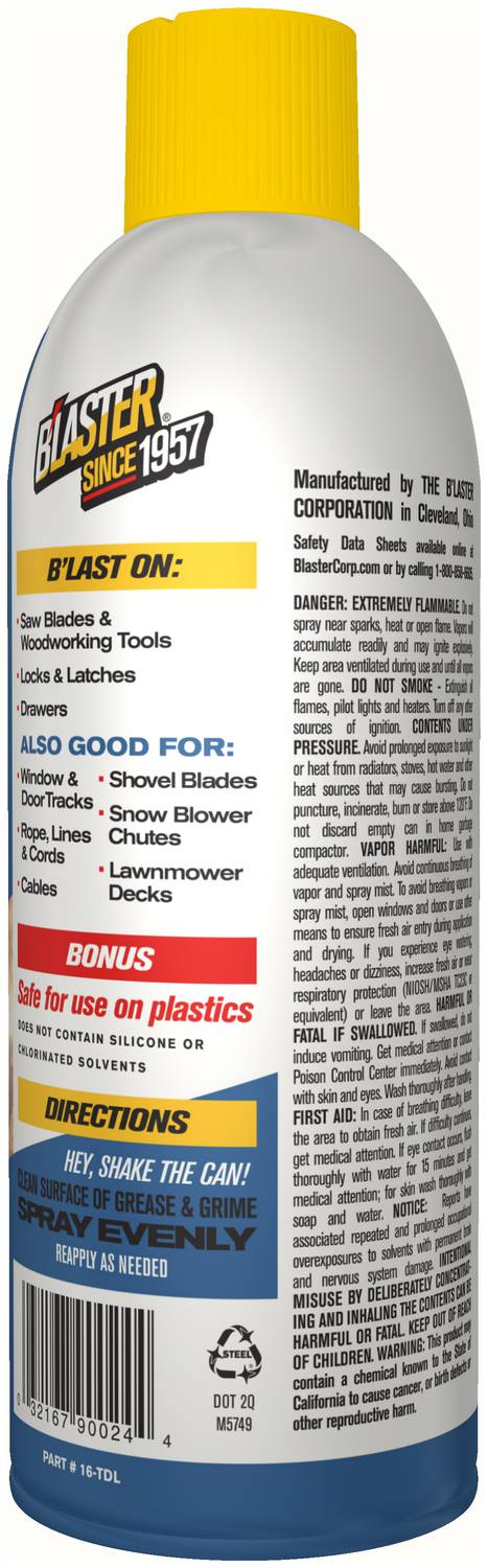 B'laster Dry Lubricant 16TDL | O'Reilly Auto Parts B'laster Dry Lubricant 16TDL | O'Reilly Auto Parts