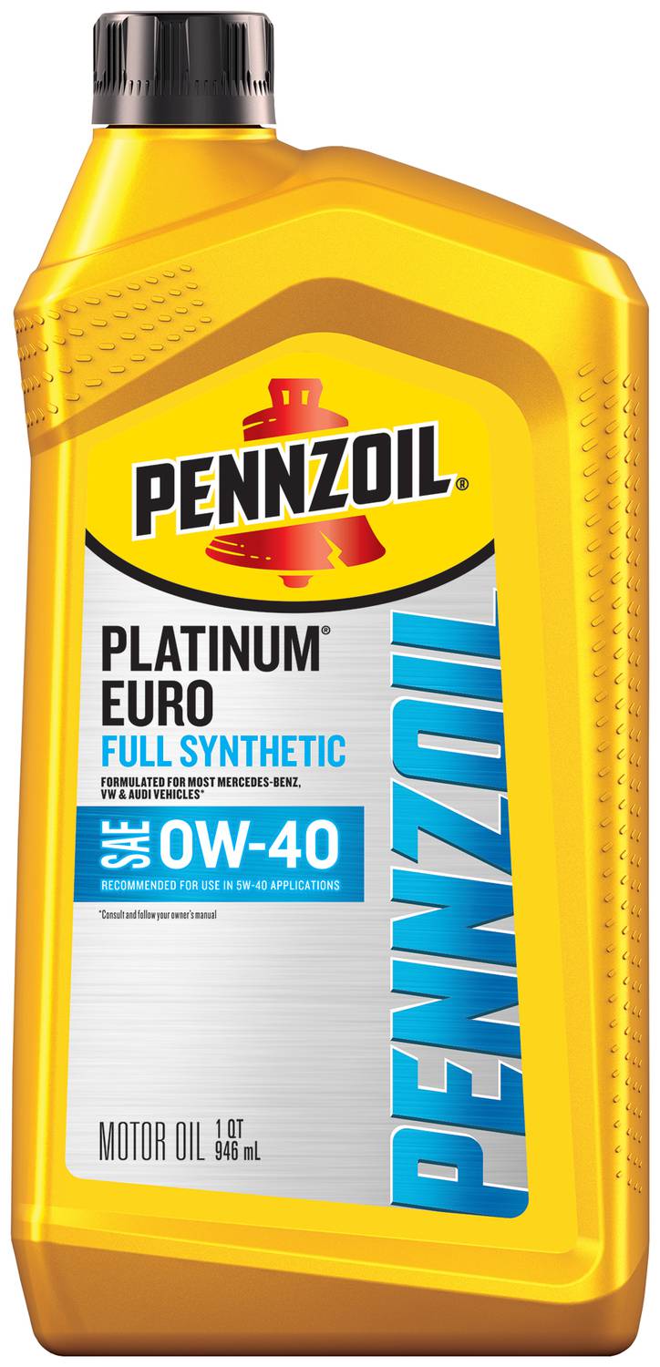 Pennzoil Platinum Full Synthetic Motor Oil 0W-40 1 Quart