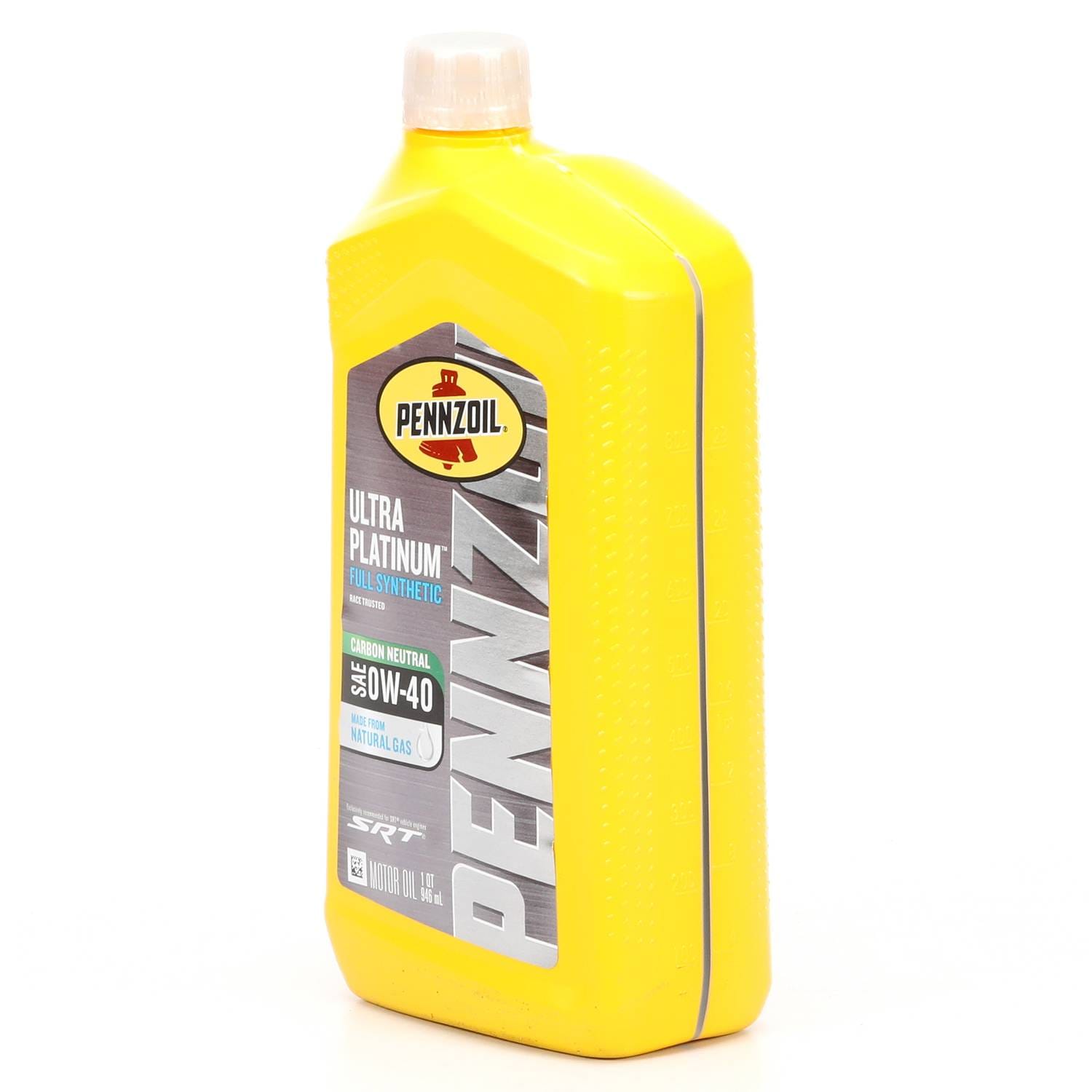 Pennzoil Ultra Full Synthetic Motor Oil 0W-40 1 Quart ULTRA040 | O