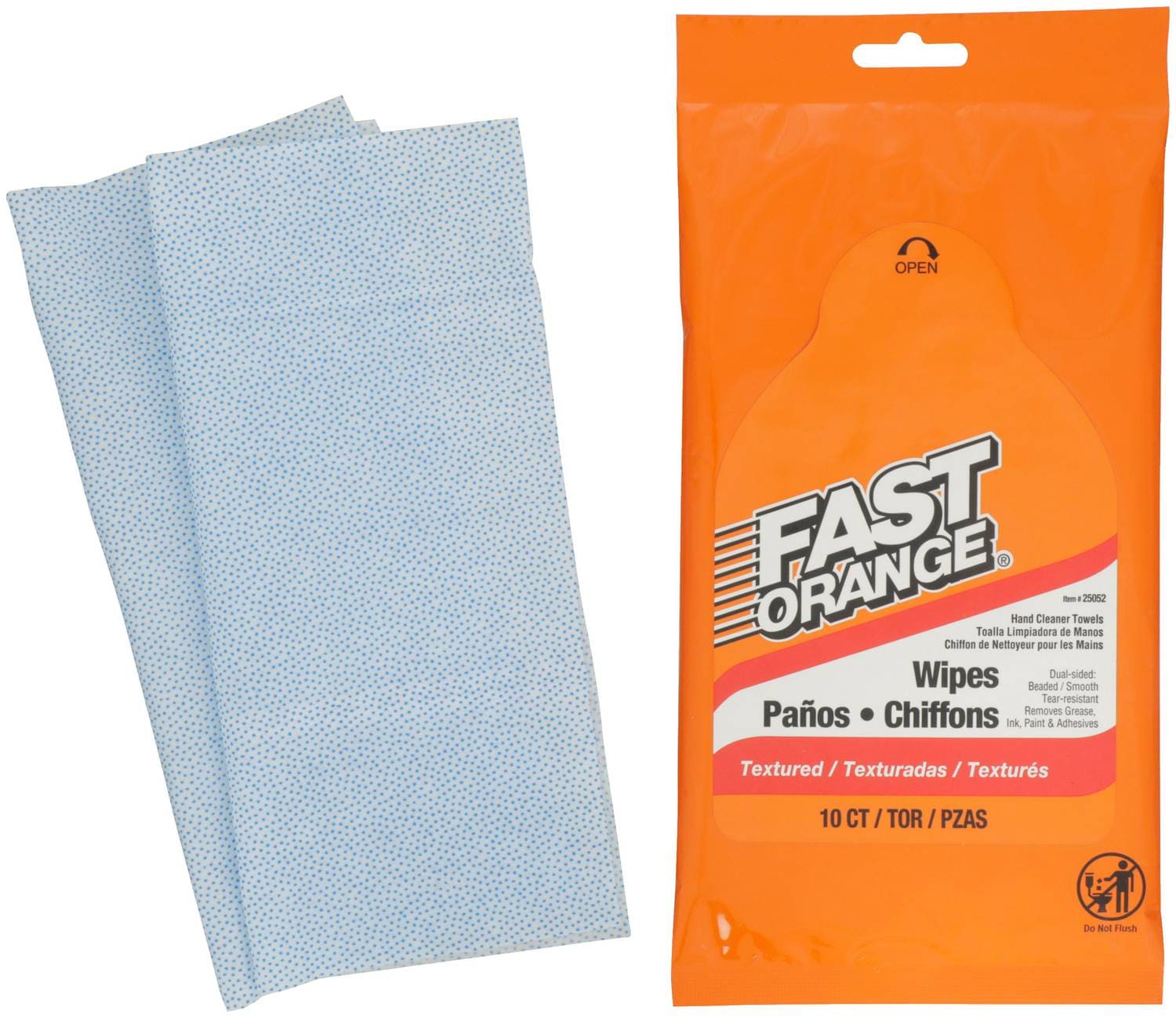 Permatex Fast Orange 10 Count Orange Hand Cleaner Wipes 25052 | O
