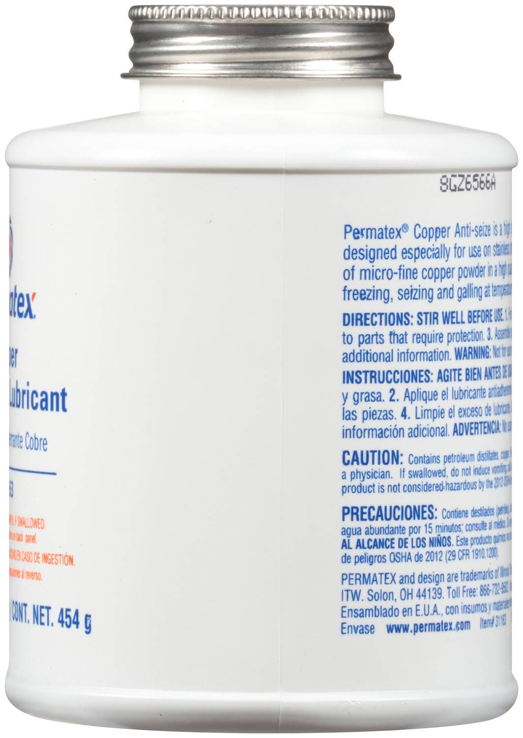 Permatex 16 Ounce Anti-Seize Lubricant 31163 | O'Reilly Auto Parts
