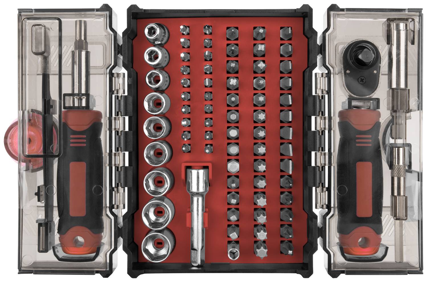 Performance 78 Piece 1/4 Inch Drive 6 Point SAE, Metric 78 Piece