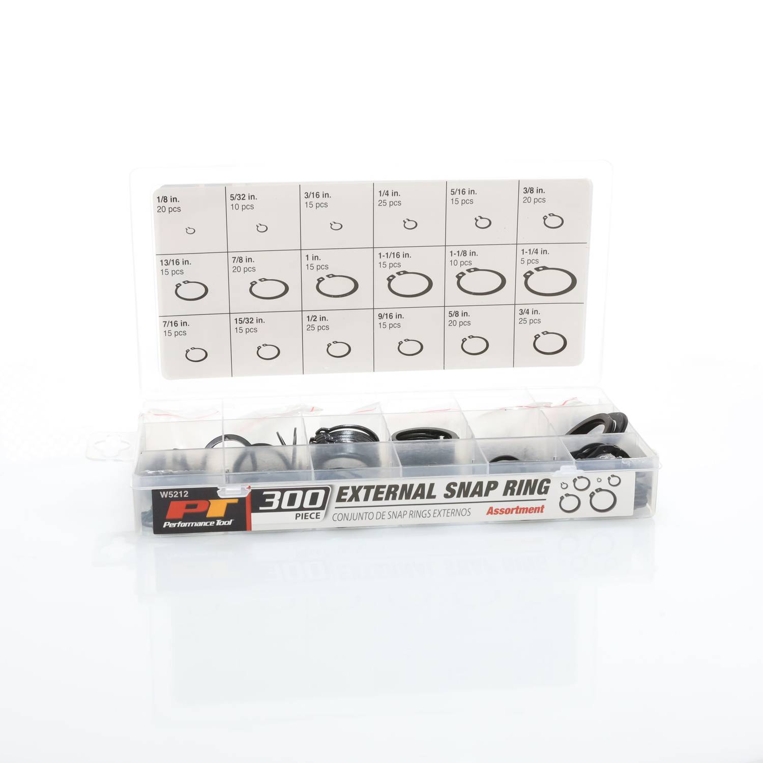 Performance Tool Snap Ring Assortment W5212 | O'Reilly Auto Parts