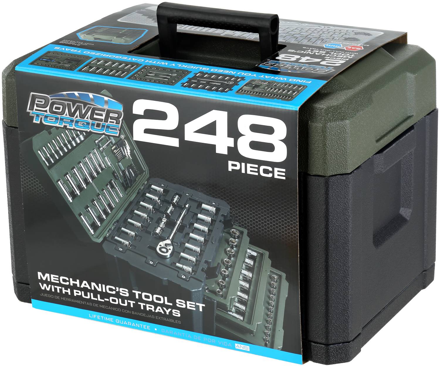 Power Torque 248 Piece Mechanic's Tool Set PT60008 | O'Reilly Auto