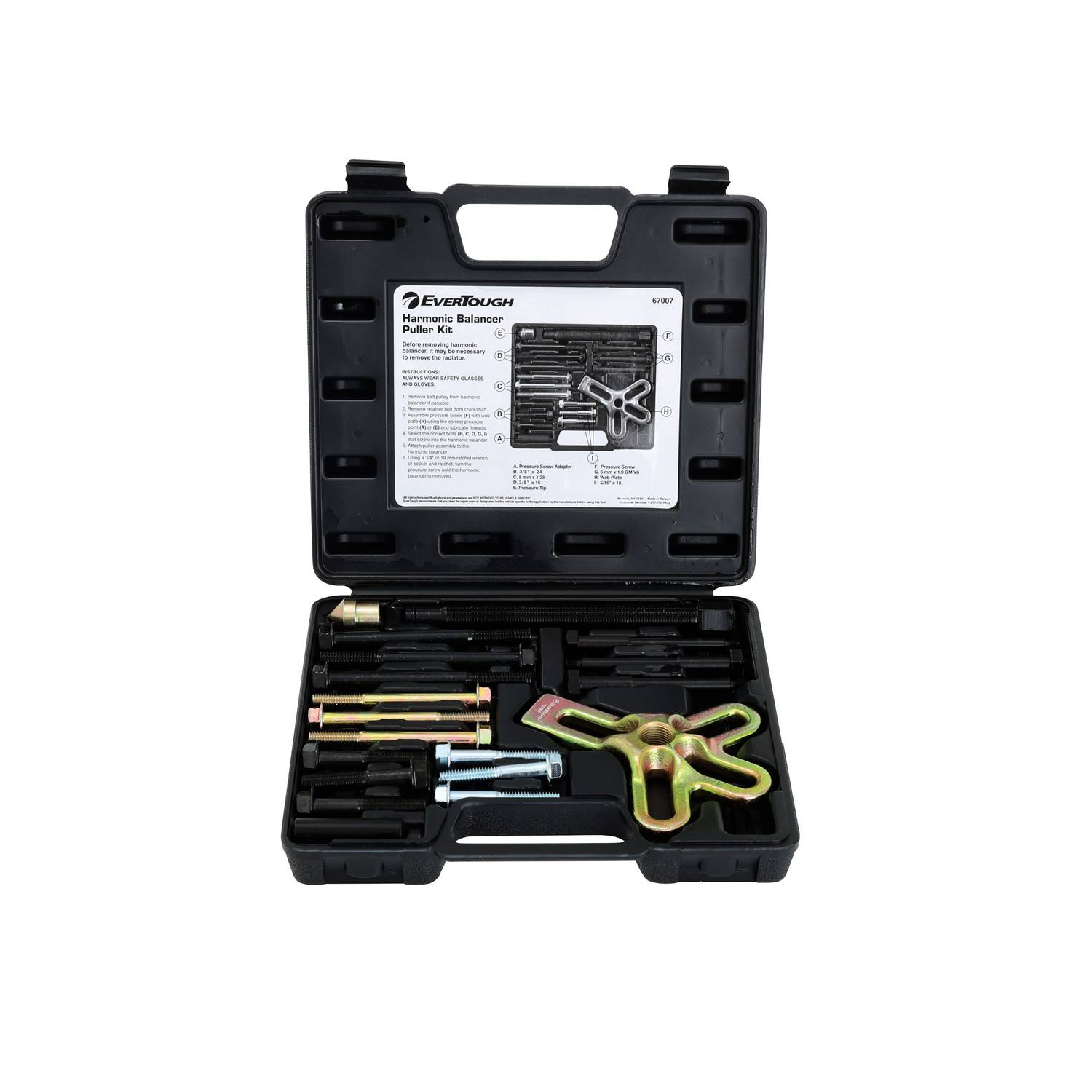 Rental Tools EverTough Harmonic Balancer Puller Kit 67007 | O
