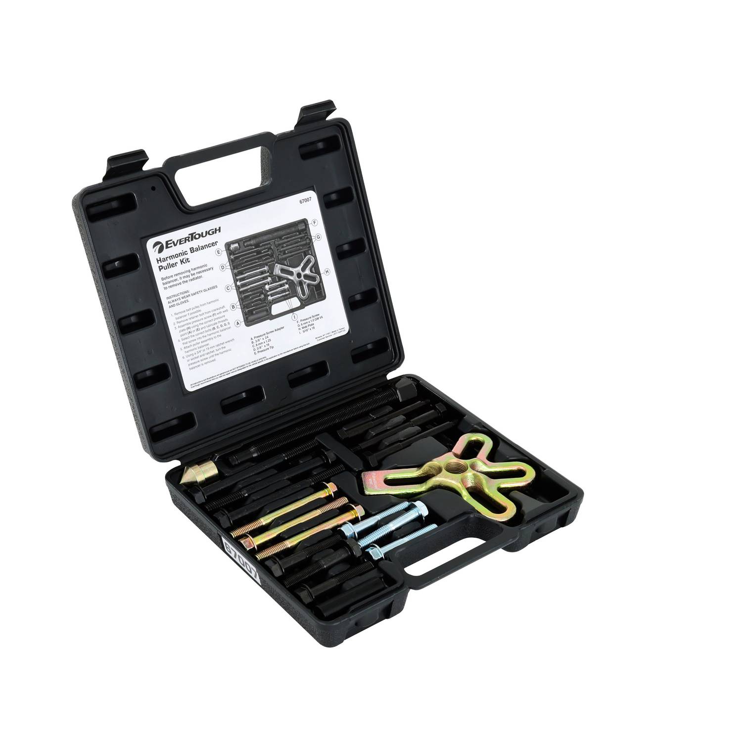 ❁181881❁ ❁181881❁ Rental Tools EverTough Harmonic Balancer Puller Kit