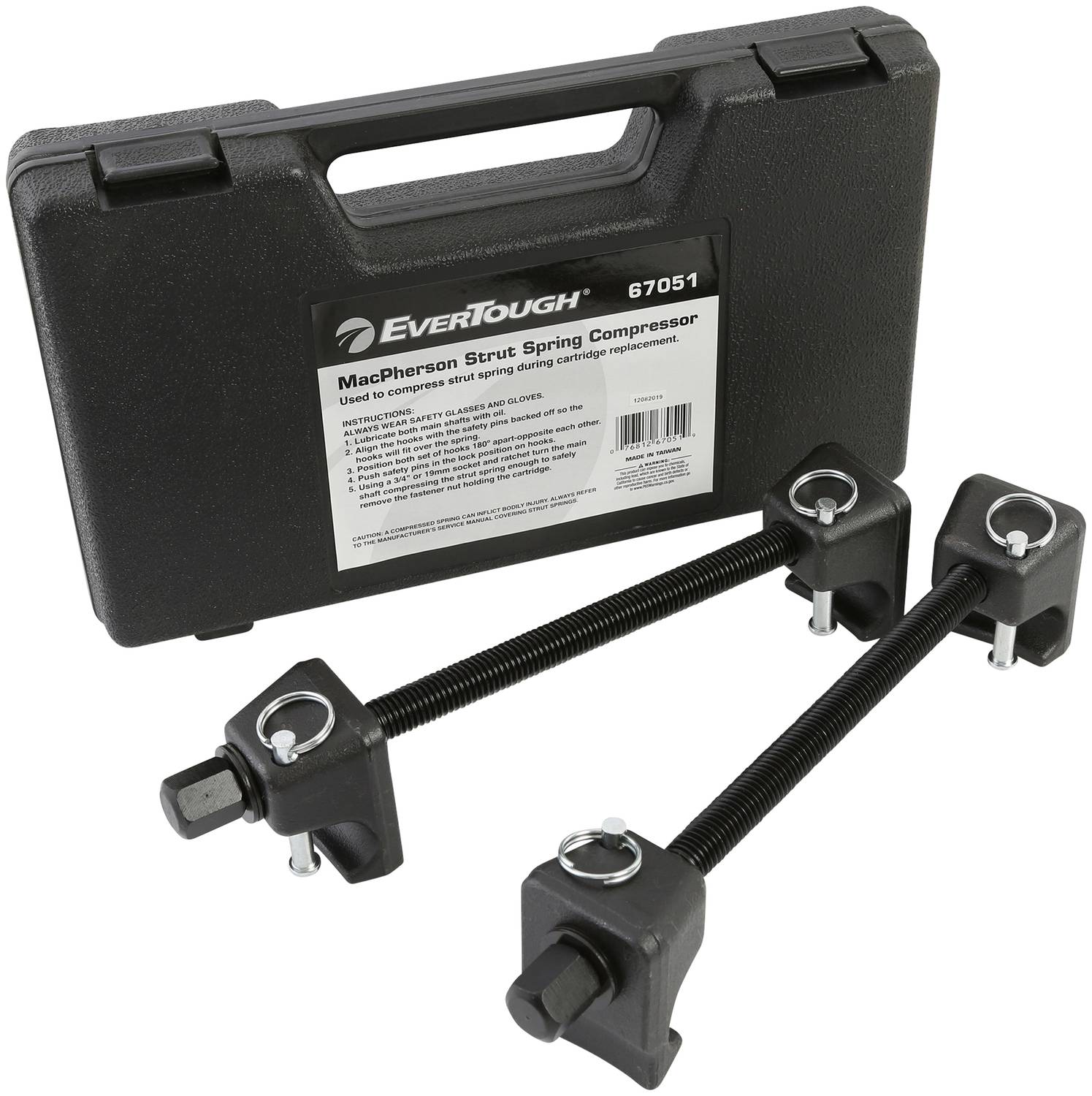 Rental Tools EverTough MacPherson Strut Spring Compressor 67051
