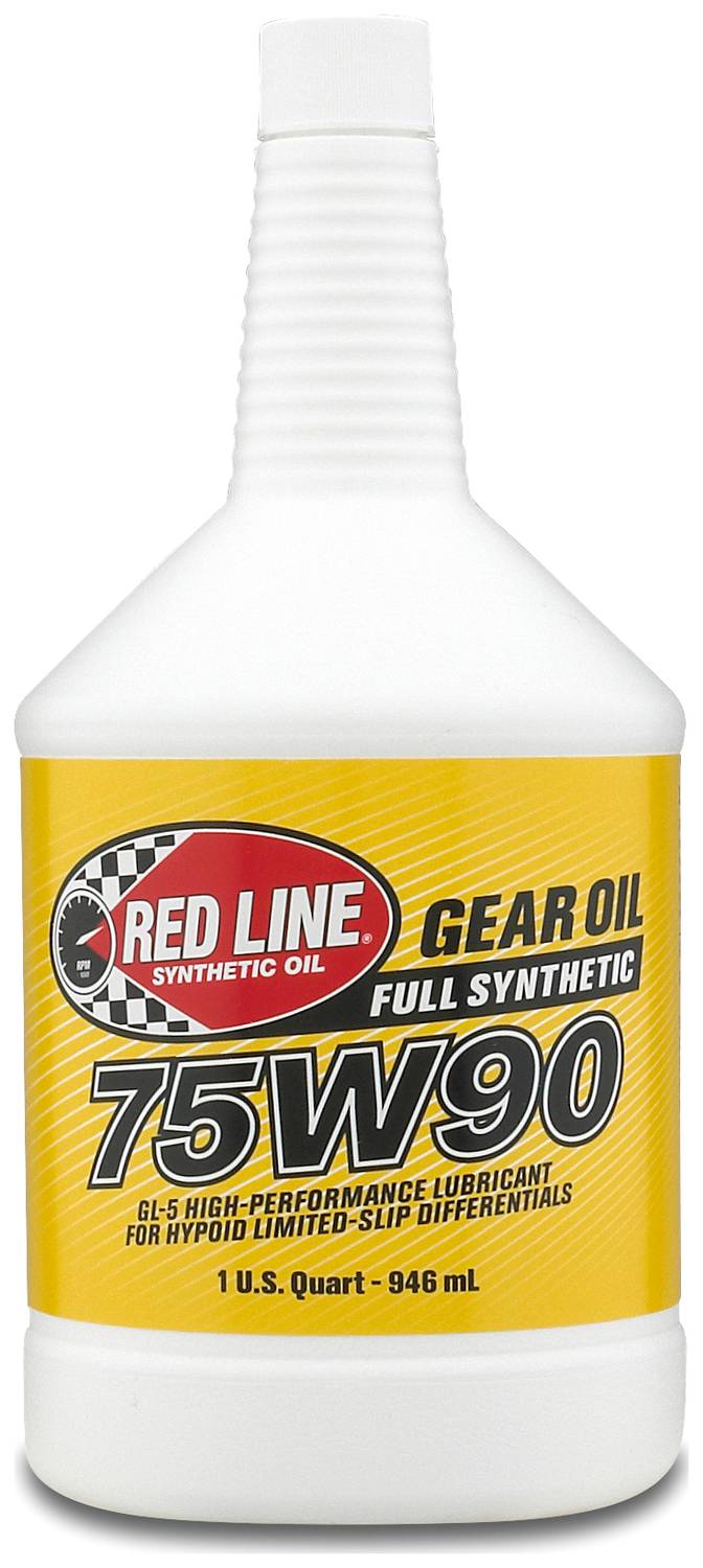 Red Line Synthetic Gear Oil GL-5+ 75W-90 1 Quart 57904 | O'Reilly