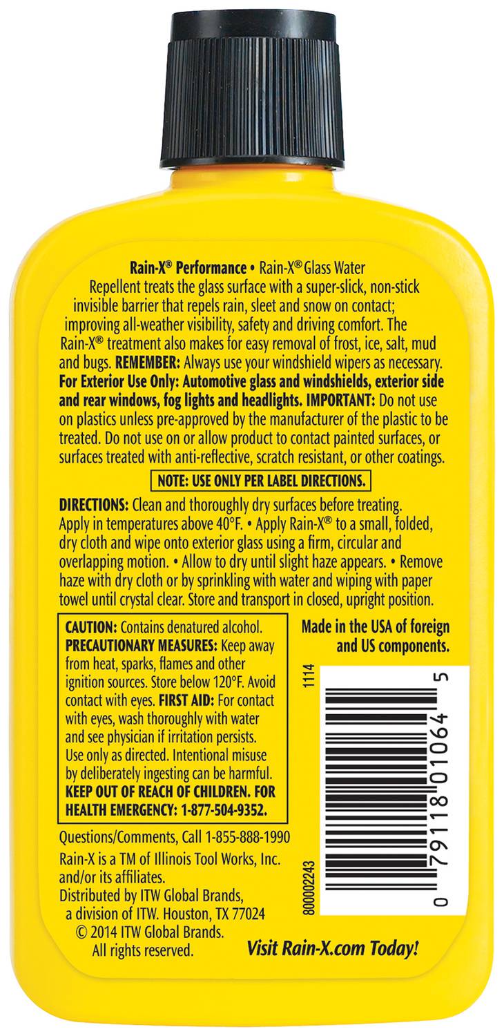 Rain-X Glass Water Repellent 800002243 | O'Reilly Auto Parts