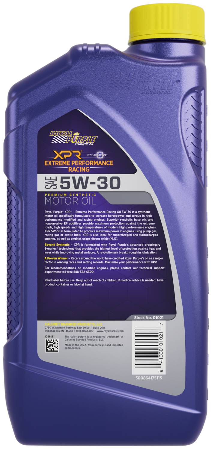 Royal Purple Non-California Full Synthetic Motor Oil 5W-30 1 Quart