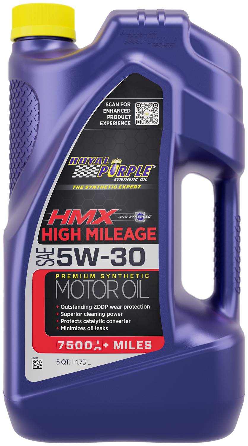 Royal Purple HMX Full Synthetic Motor Oil 5W-30 5 Quart HMX5305QT
