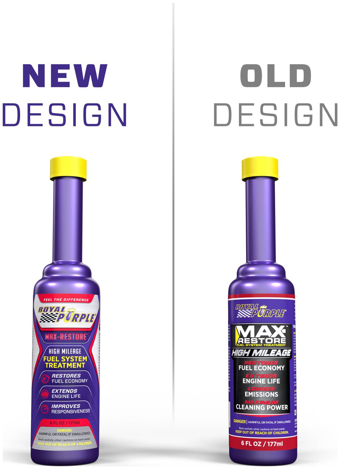 Royal Purple Max Restore High Mileage 6 Ounce Fuel Treatment 18001