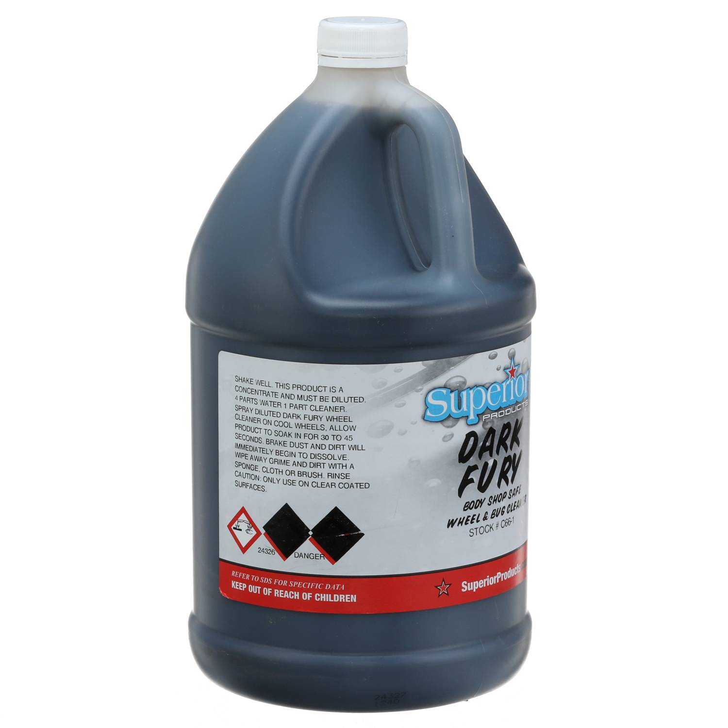 Superior Products Dark Fury 1 Gallon Wheel, Tire And Bug Cleaner