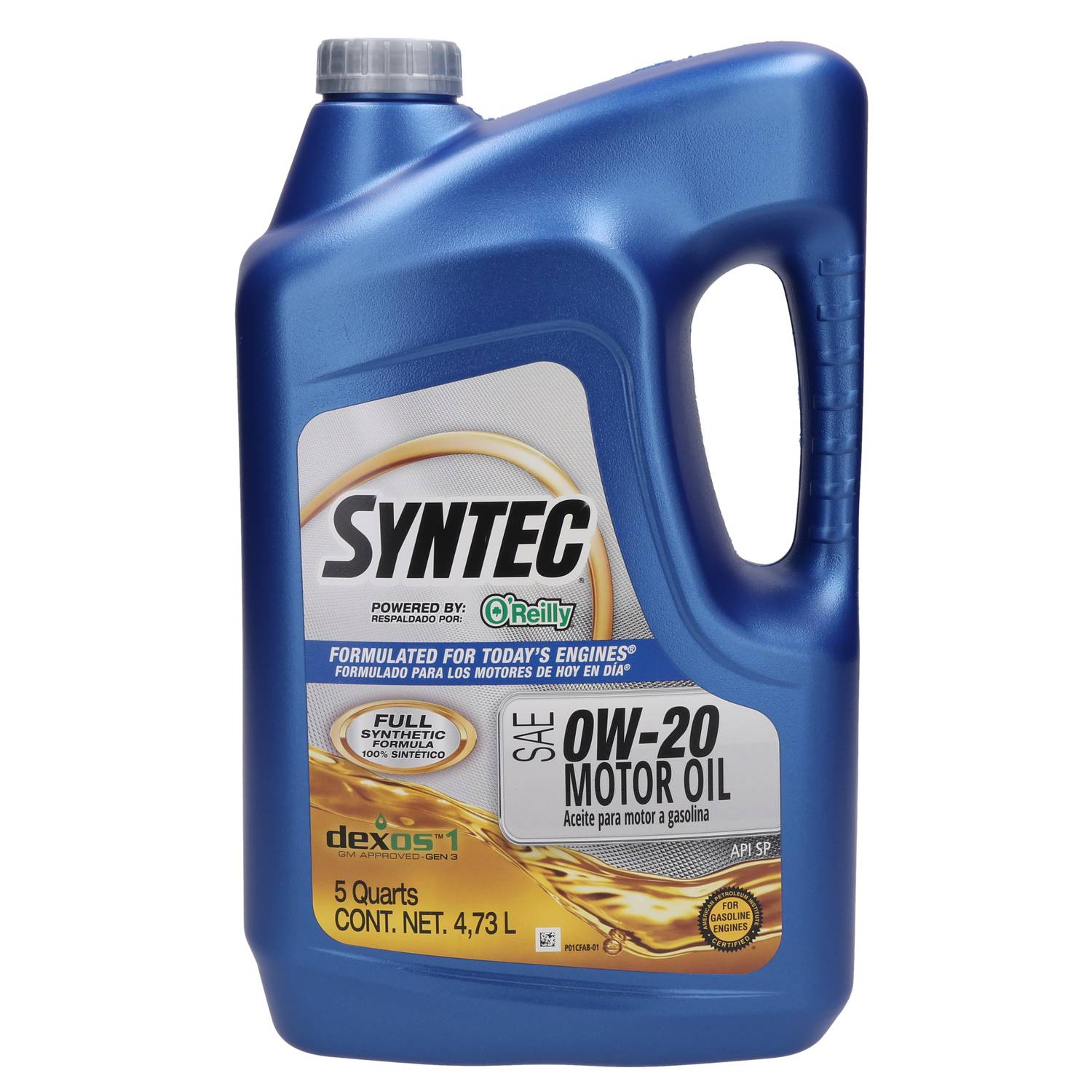 SYNTEC Full Synthetic Motor Oil 0W-20 5 Quart SYN0205QT | O'Reilly