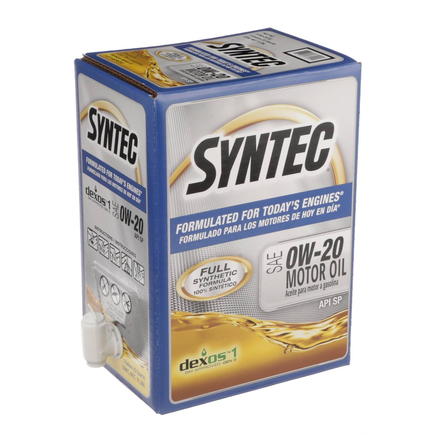 Syntec Full Synthetic Motor Oil 0W-20 3 Gallon SYN0203G | O'Reilly