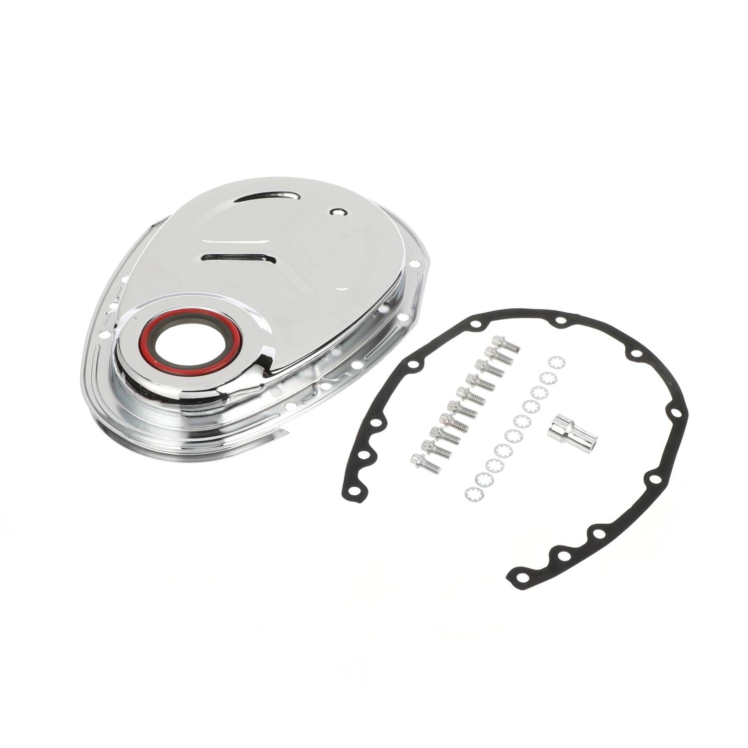 Spectre Performance Chrome-Plated Steel Timing Chain Cover 42353