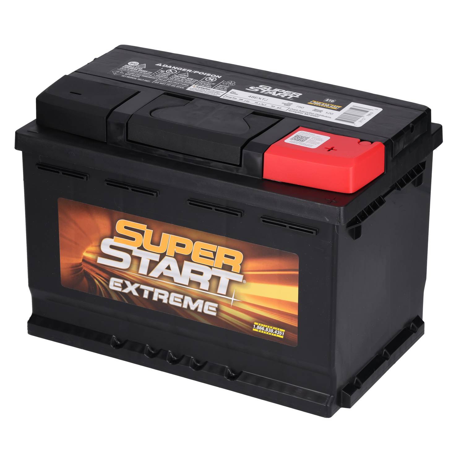 Super Start Extreme Standard Flooded Top Post Battery Group Size