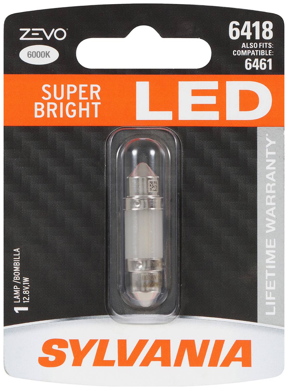SYLVANIA 6418 High Performance White ZEVO LED Mini Bulb (Pack of 1
