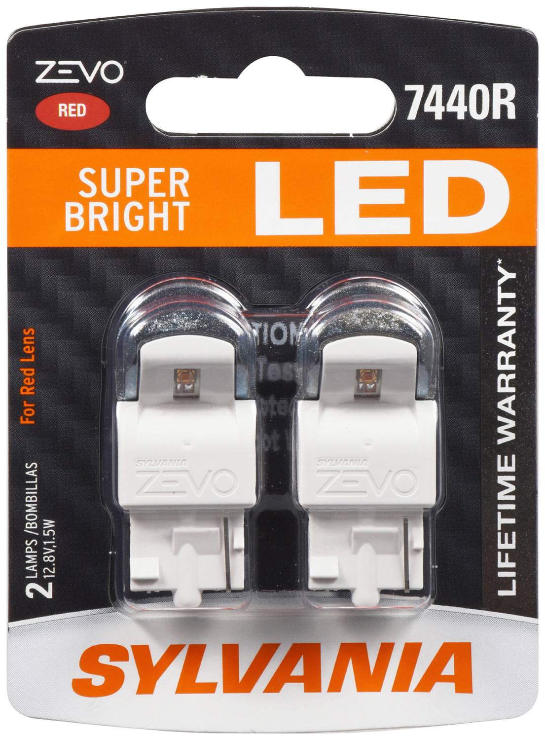 2way簡易アラーム ハリウッドサイレン２仕様 + LEDスキャナー7連白 SYLVANIA 7440 High Performance Red ZEVO LED Mini Bulb (Pack of 2