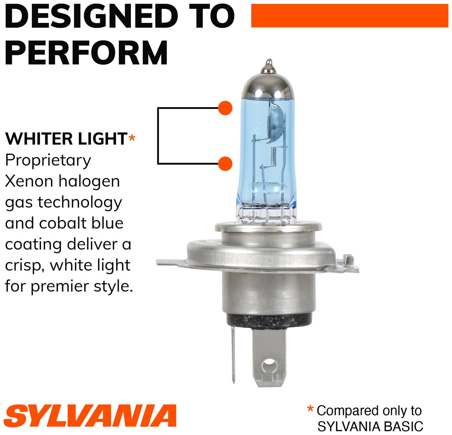 SYLVANIA 9003 High Performance SilverStar ZXE Gold Halogen