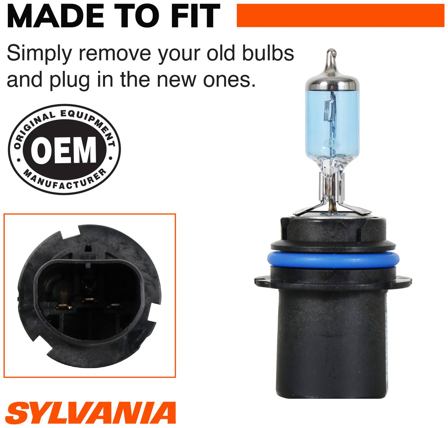 SYLVANIA 9007 High Performance SilverStar ZXE Gold Halogen