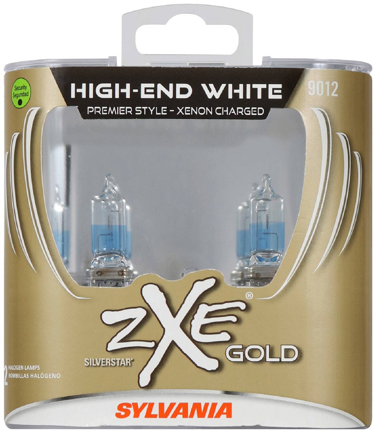 SYLVANIA 9012 SilverStar zXe Gold Halogen Headlight Bulb (Pack of