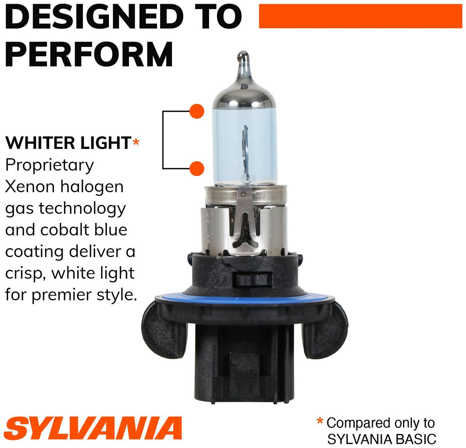 SYLVANIA H13 SilverStar zXe Gold Halogen Headlight Bulb (Pack of 2
