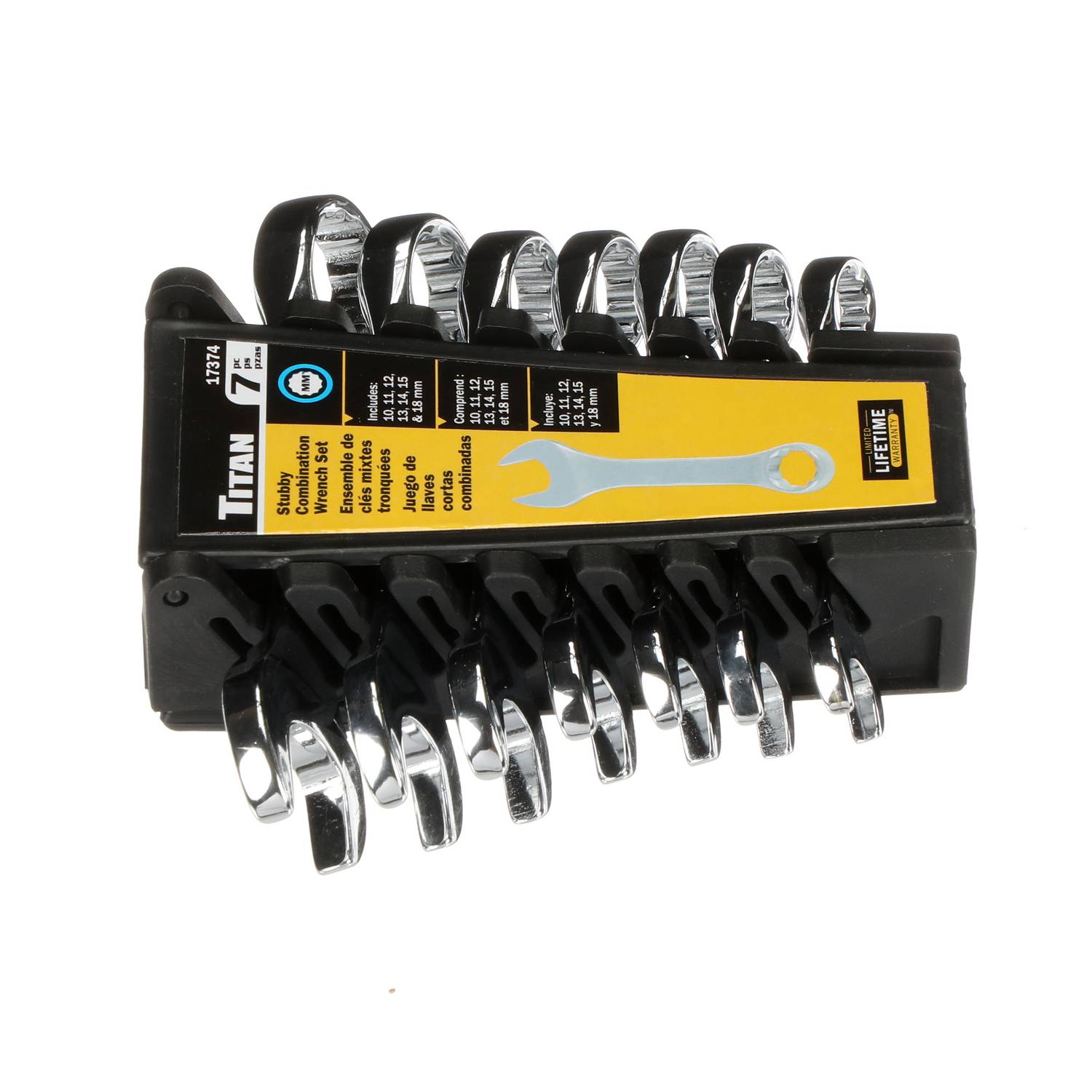 Titan 7 Piece Metric Combination Wrench Set 17374 | O'Reilly Auto