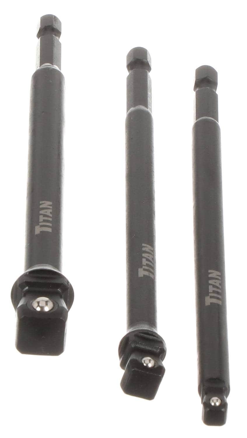Titan 1/4, 3/8, 1/2 Inch Drive 6 Inch Adapter Set 49006 | O'Reilly