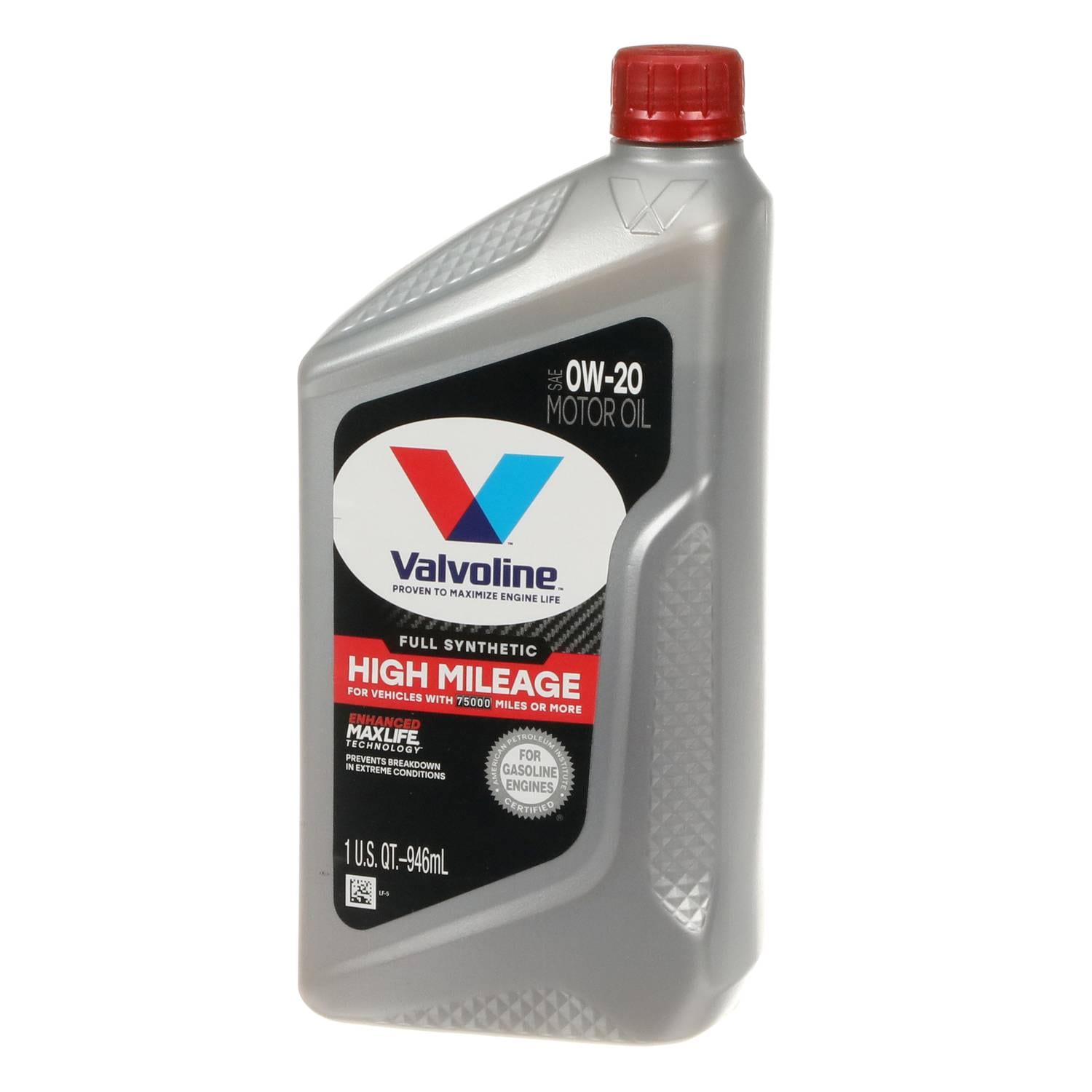Valvoline Full Synthetic High Mileage with MaxLife Technology 0W