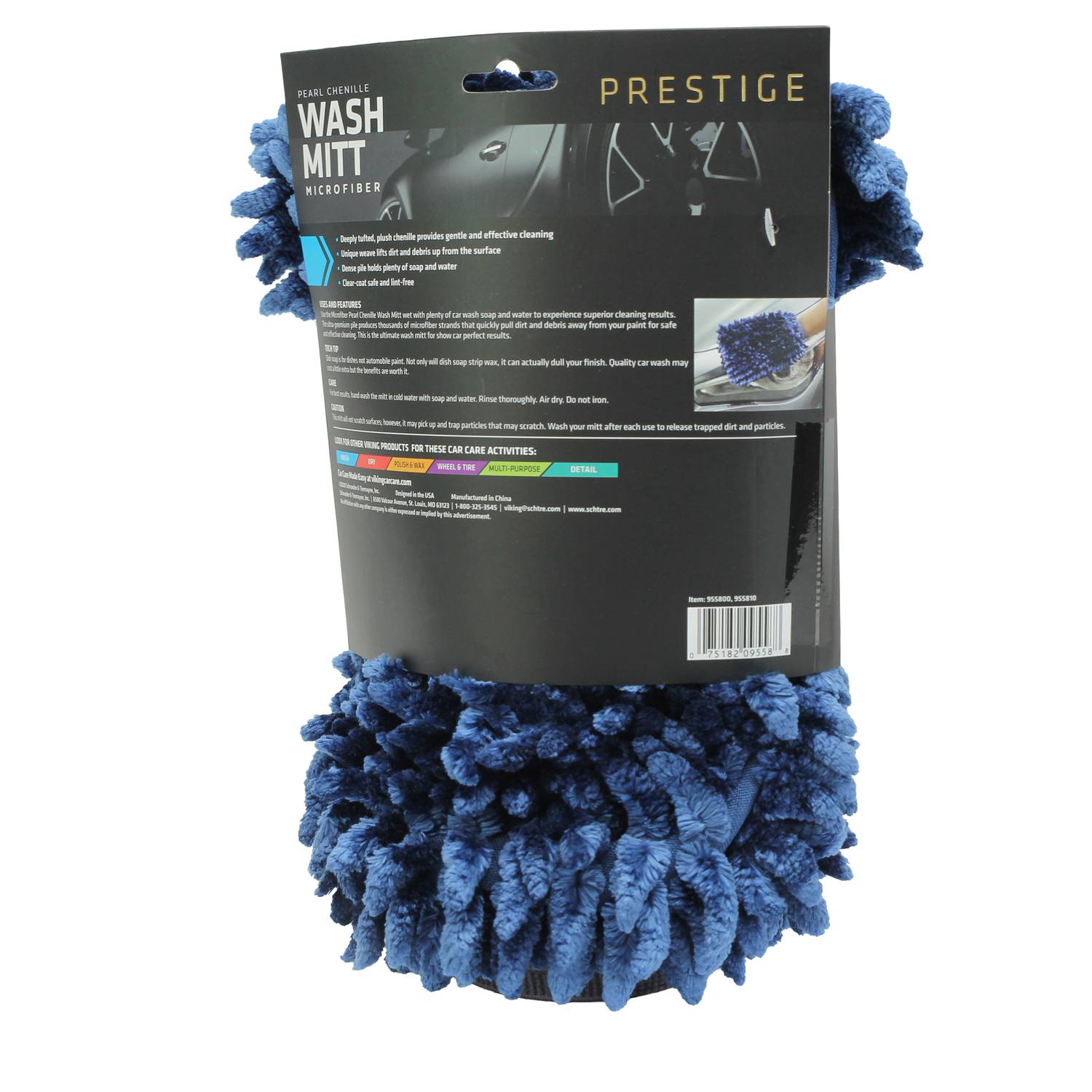 Viking 8 X 10 Inch Pearl Chenille Wash Mitt 1 Pack 955800 | O