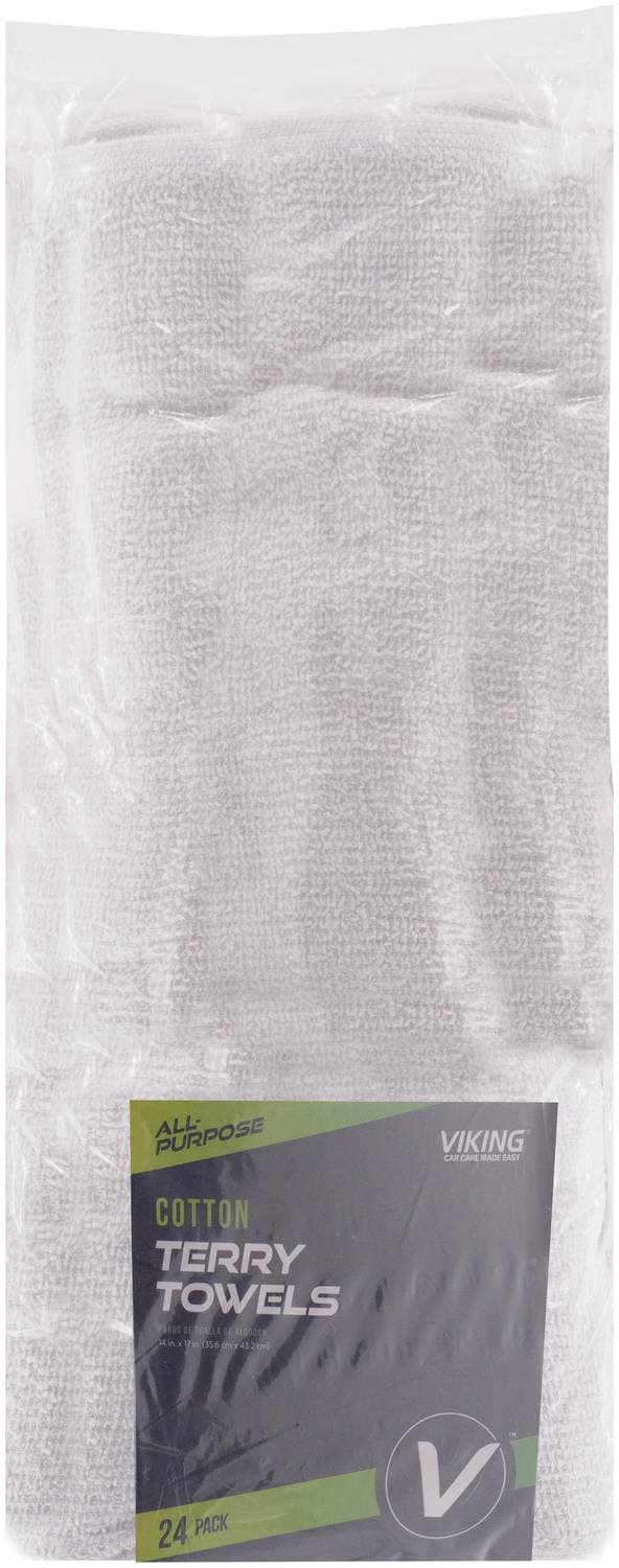 Viking 14 X 17 Inch Terry Towels 24 Pack 985200 | O'Reilly Auto Parts