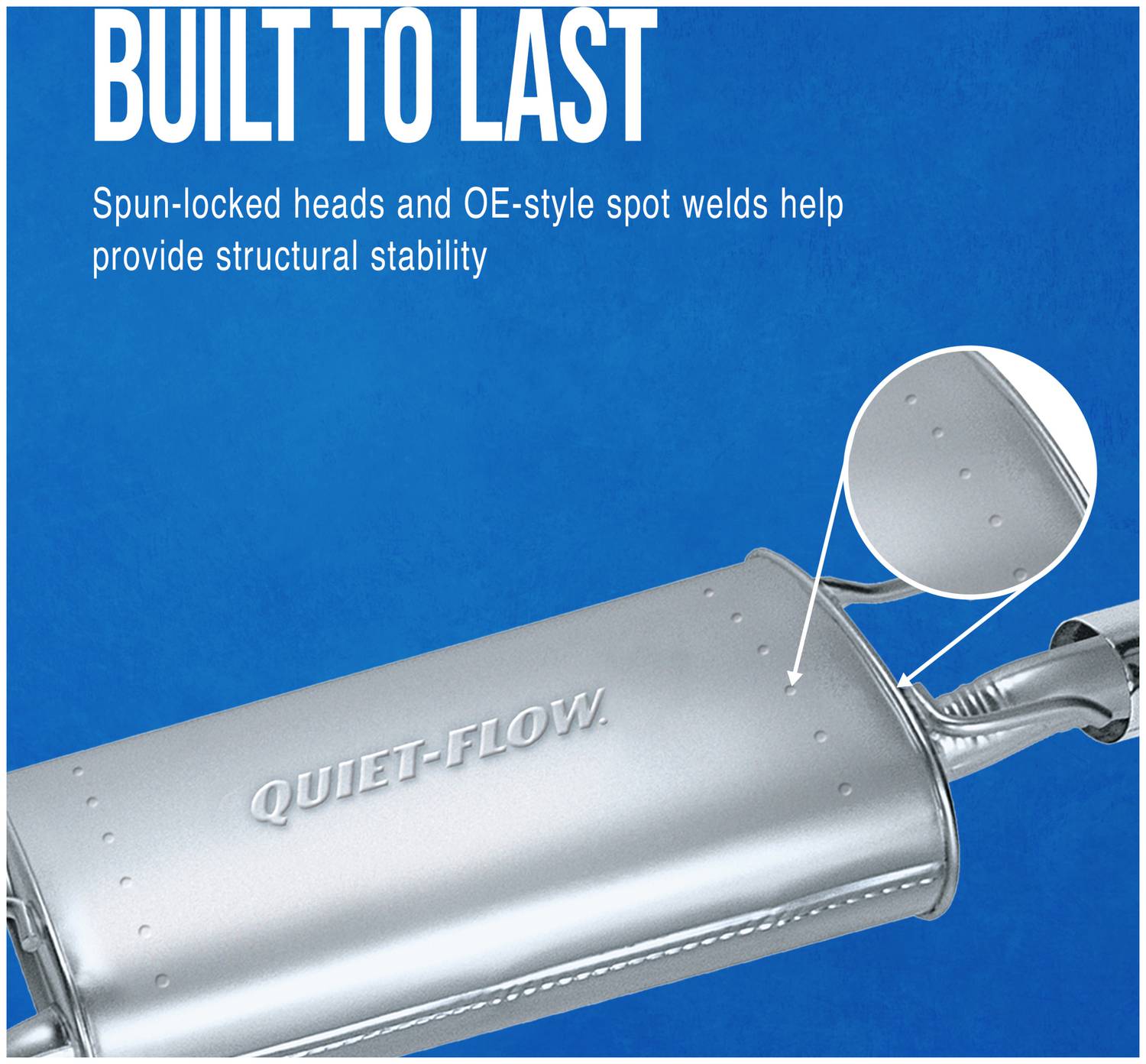 Walker Quiet-Flow SS Exhaust Muffler Assembly 54637 | O'Reilly