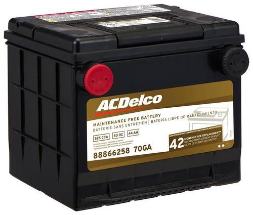 激レア‼️ACDelco Freedom Battery時計‼️ ACDelco Standard Flooded Side Post Battery Group Size 70 525 CCA