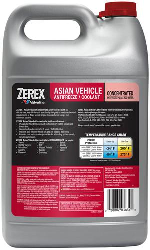 Zerex 1 Gallon Red Concentrate Antifreeze/Coolant 910234 | O
