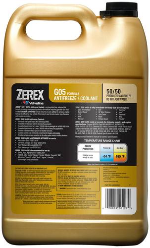 Zerex 1 Gallon Yellow Pre-Mixed Antifreeze/Coolant G055050 | O