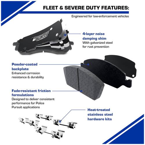 BrakeBest Fleet and Severe Duty Front Semi-Metallic Brake Pads