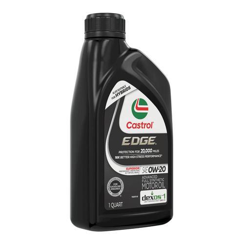Castrol Edge Full Synthetic Motor Oil 0W-20 1 Quart EDGE020 | O