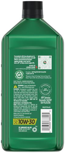 Castrol GTX High Mileage Synthetic Blend 10W-30 Motor Oil 1 Quart