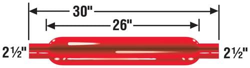 Cherry Bomb Exhaust Glasspack Muffler Exhaust Muffler 87516CB | O