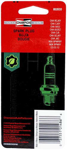 Champion Plug Number QCJ6HX Spark Plug 852ECO | O'Reilly Auto Parts