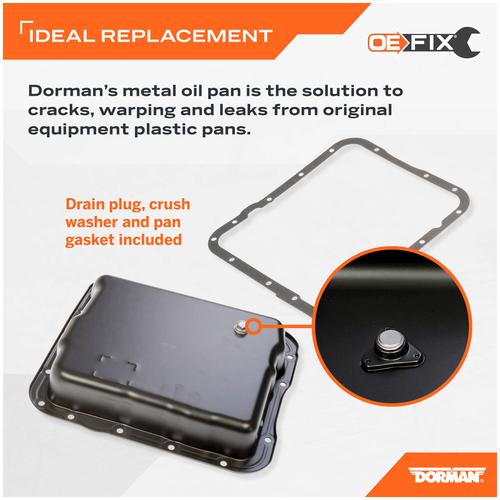 Dorman OE Solutions Transmission Oil Pan 265883 | O'Reilly Auto Parts