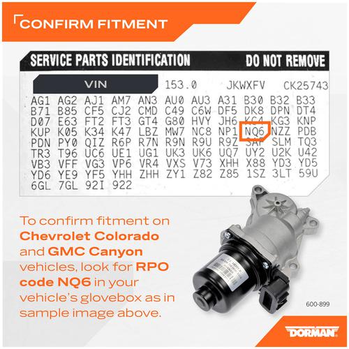 Dorman OE Solutions Transfer Case Shift Motor 600899 | O'Reilly