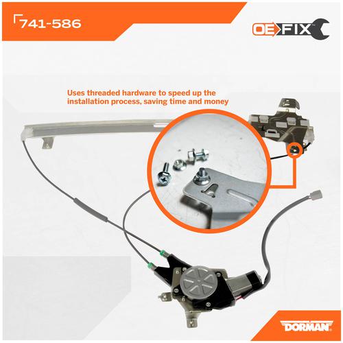 Dorman OE Solutions Window Regulator And Motor Assembly 741586 | O