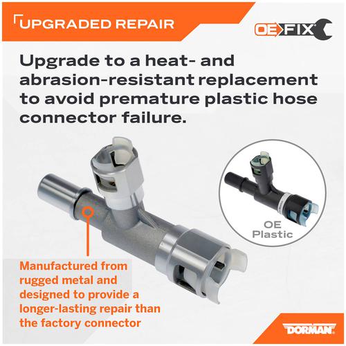 Dorman OE Solutions 180 Degree Heater Connector 800404HP | O