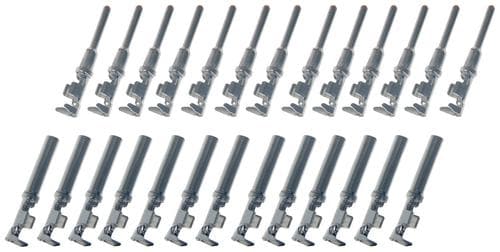 Doran 800-801 Clips de Conector Rápido 4 Cada Uno de 3/8 Pulgadas, 1/2