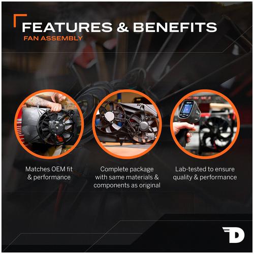 Dorman OE Solutions Plastic Clutch Fan Blade 620148 | O'Reilly