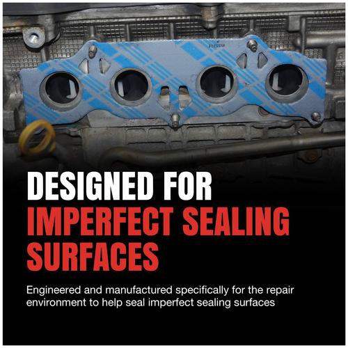 Fel-Pro High Performance D-Shape Port Perforated Steel Core