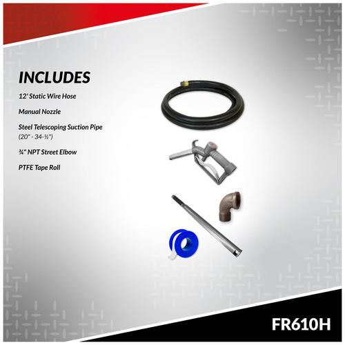 Ugello Carburante Manuale Husky Fill Rite FRHMN075S 3/4"